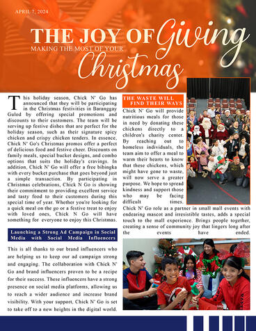 Chick N Go Newsletter